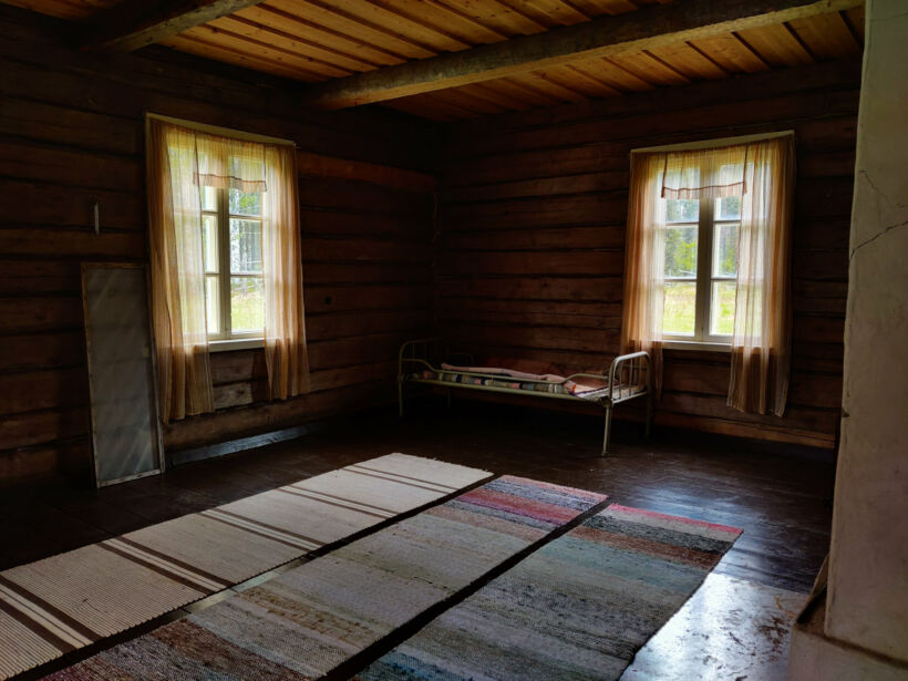 Arctic homestead at Tarkkala Wilderness Estate in Savukoski, a Finnish Lapland filming location