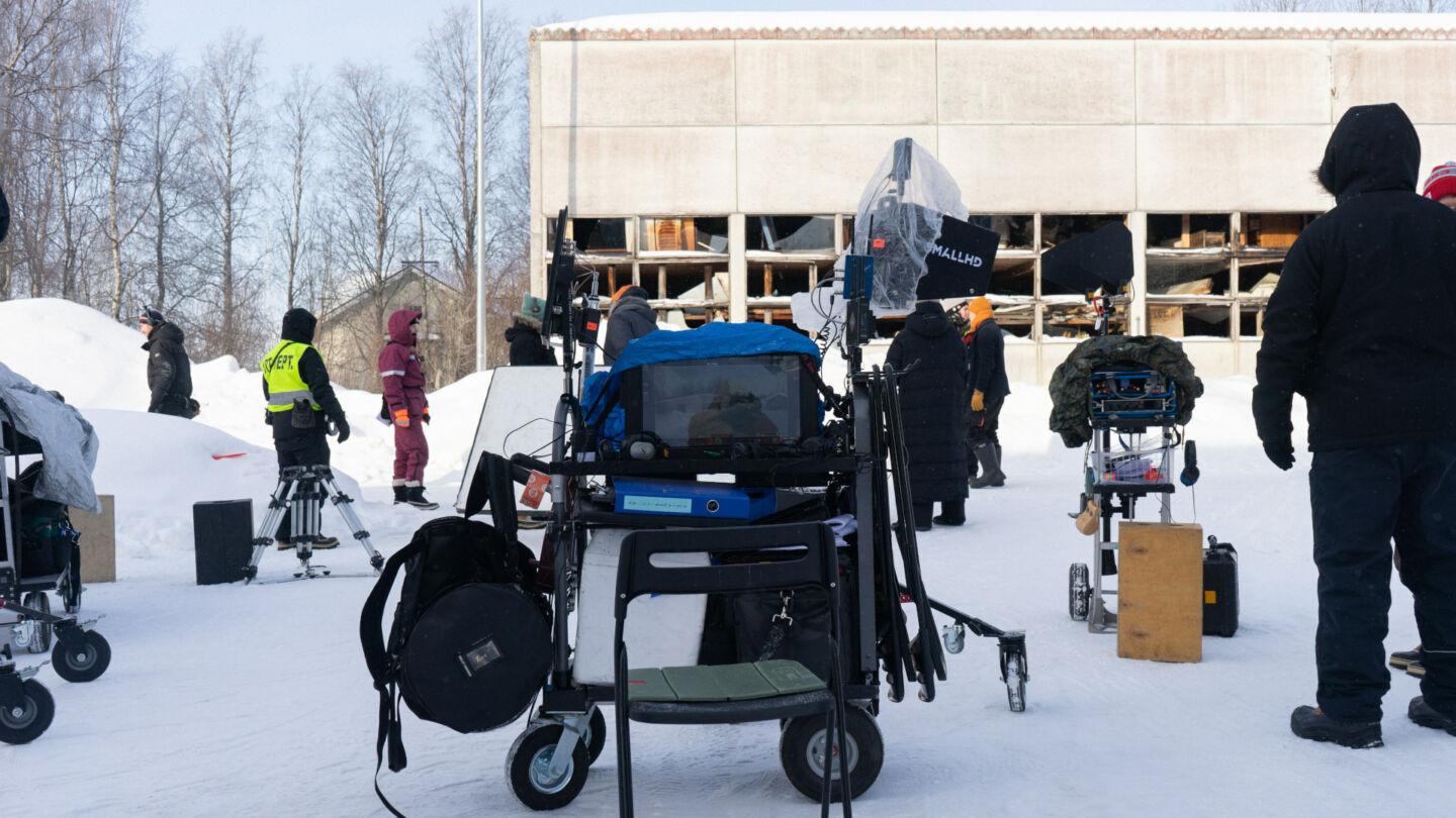Behind the scenes of Critical Point - Kriittinen piste - a television mini-series filmed in Ylitornio, a Finnish Lapland filming location