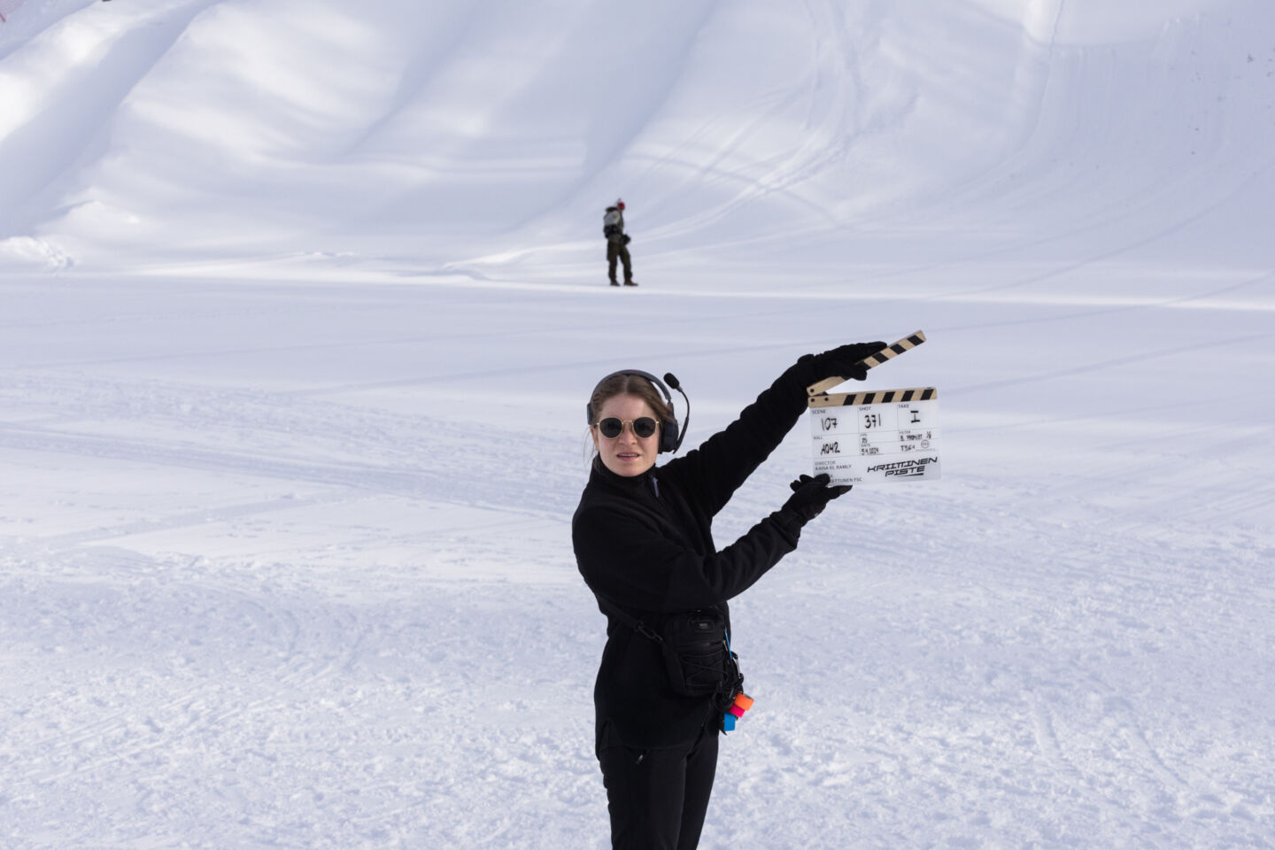 Behind the scenes of mini-series Critical Point (Kriittinen piste), filmed on location in northern Finland and Finnish Lapland